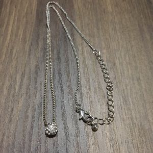 Simple adjustable ball necklace
